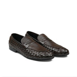 Elegant Woven Leather Shoes FJ13