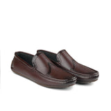 Modern Chestnut Brown Loafers LS93