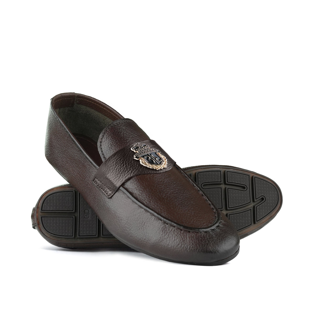 Billionaire Brown Leather Loafers PA27