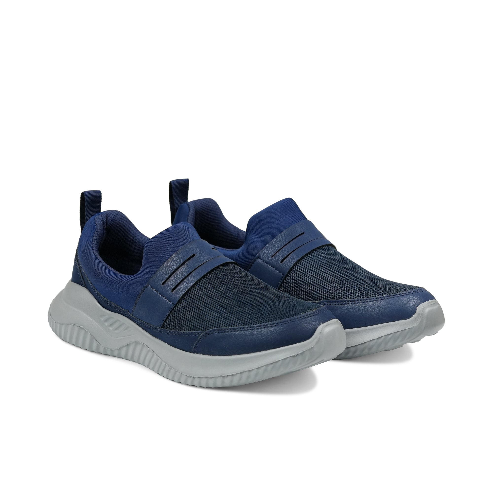 Navy Blue Slip-On Athletic Sneakers RS06