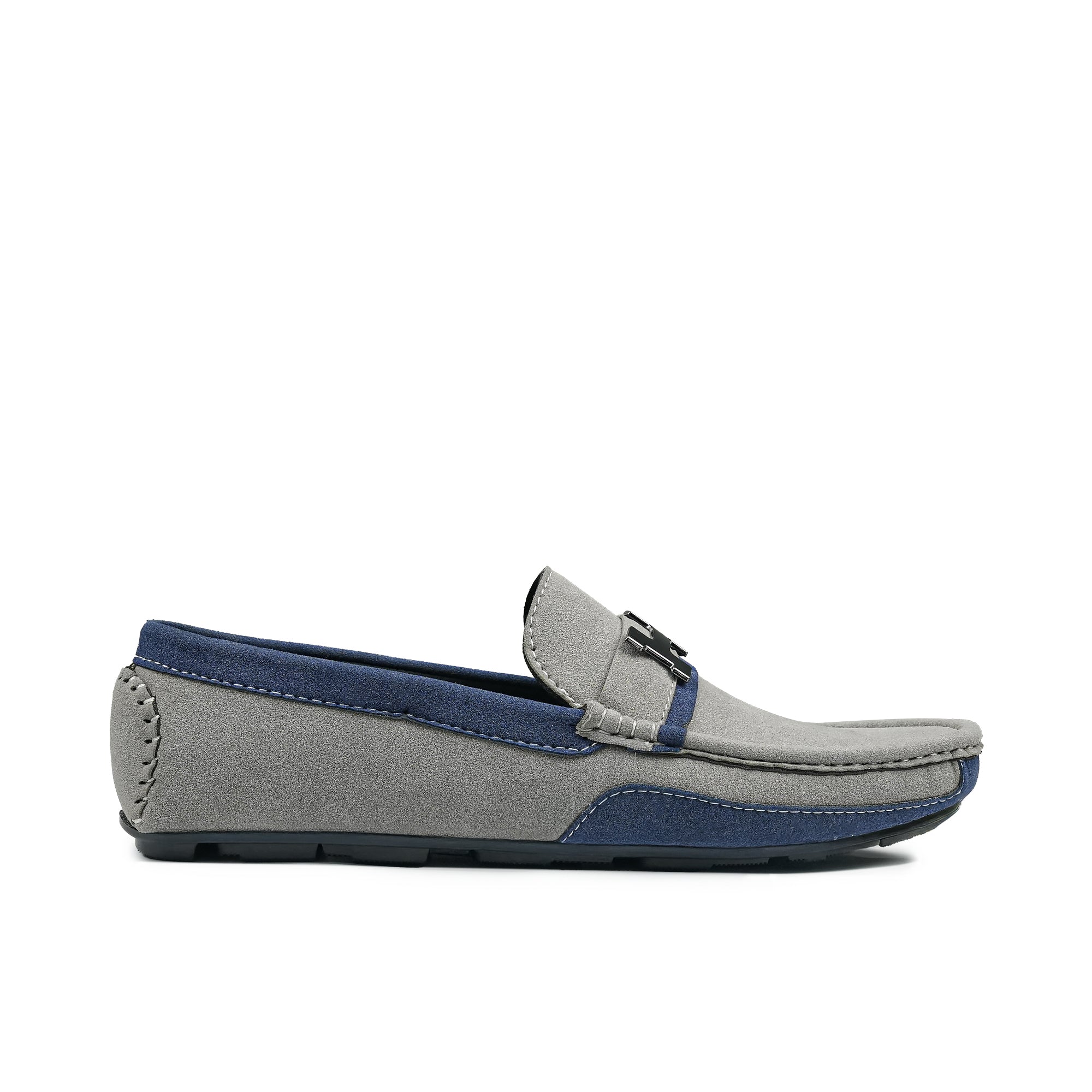 Men's Dual-Tone Suede Loafers LS94