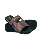 Brown Handwoven Slippers SA92