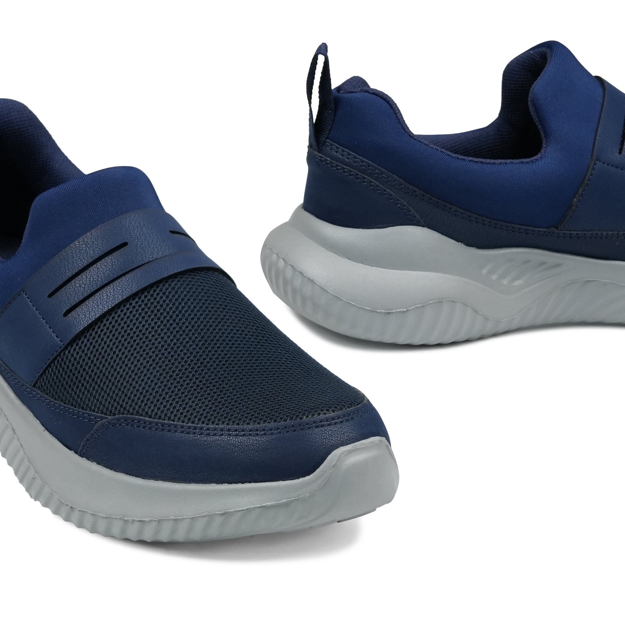 Navy Blue Slip-On Athletic Sneakers RS06