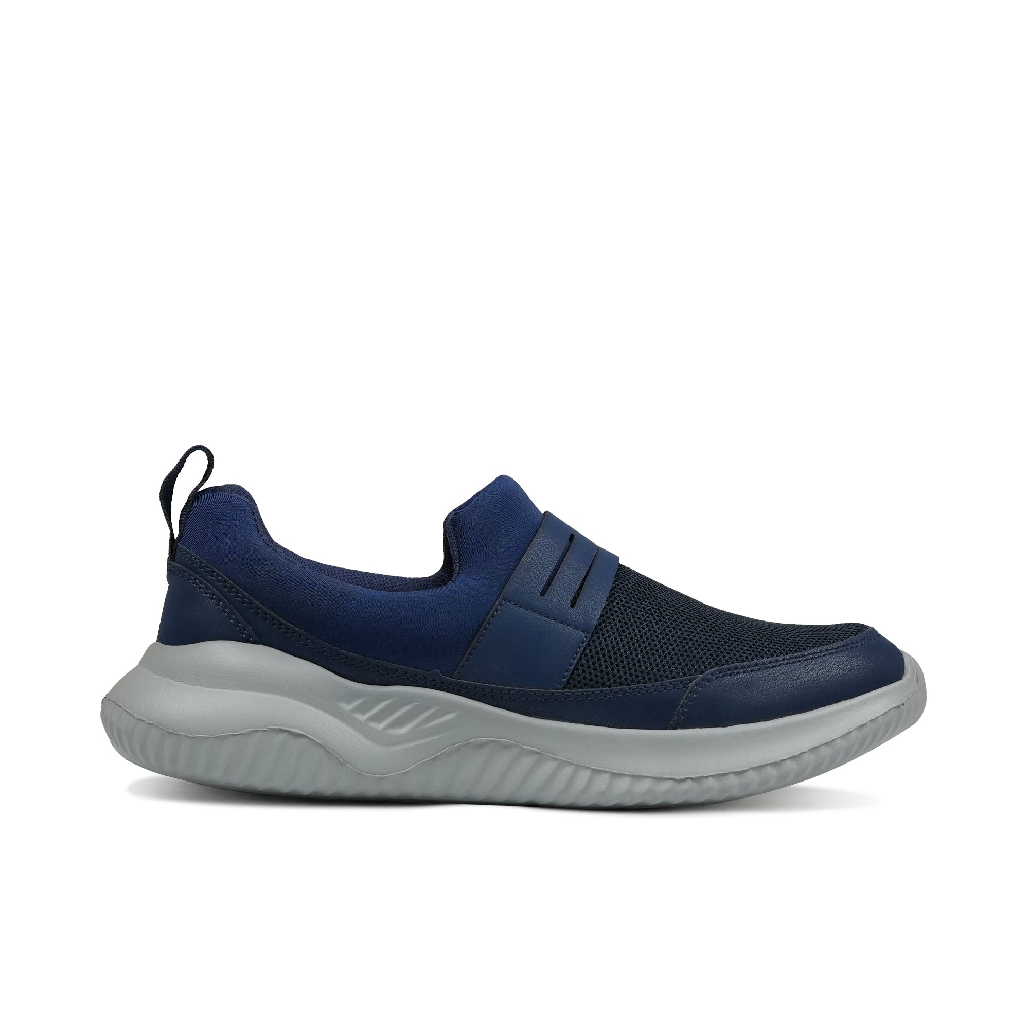 Navy Blue Slip-On Athletic Sneakers RS06