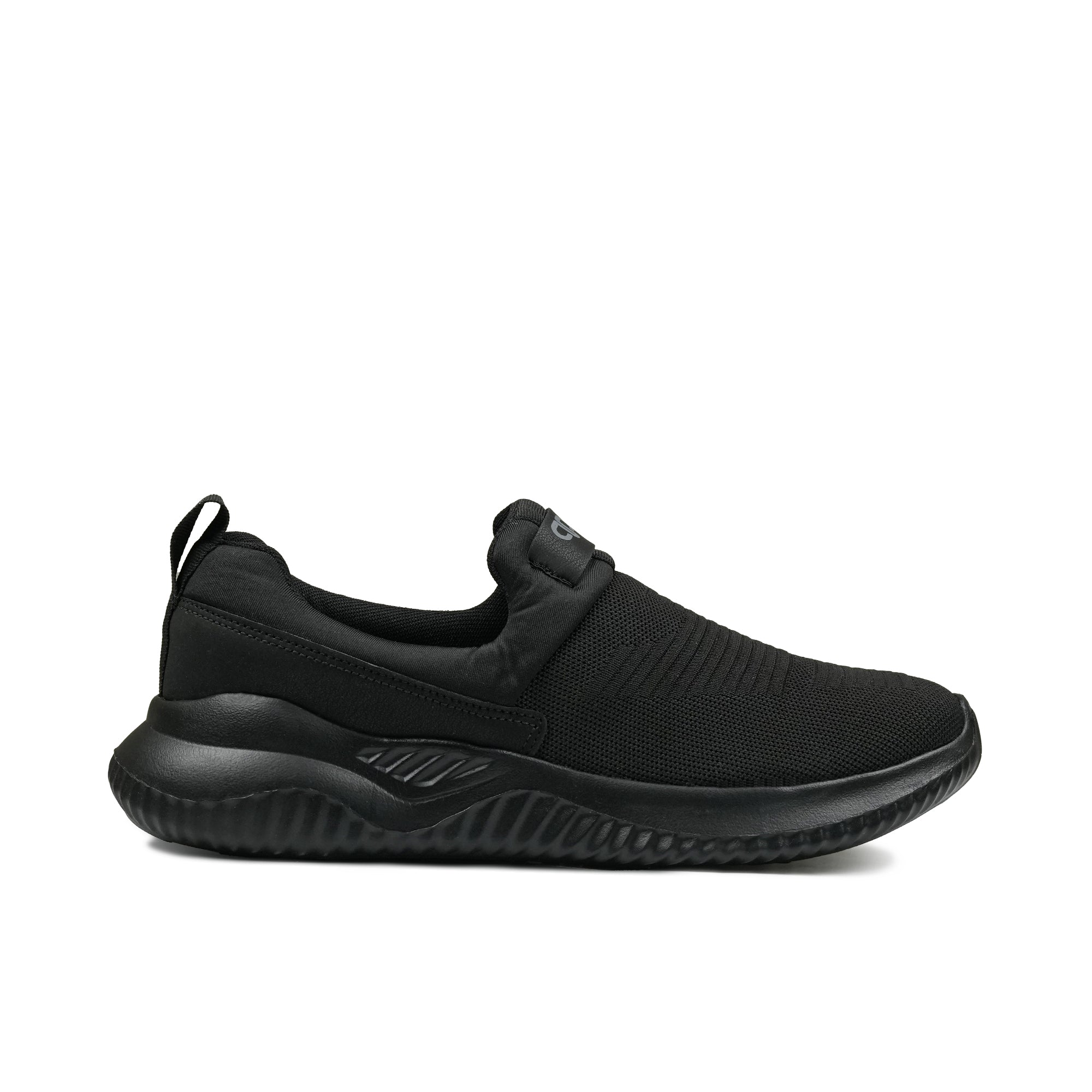 All-Black Slip-On Athletic Sneakers RS14