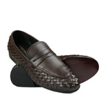 Elegant Woven Leather Shoes FJ13