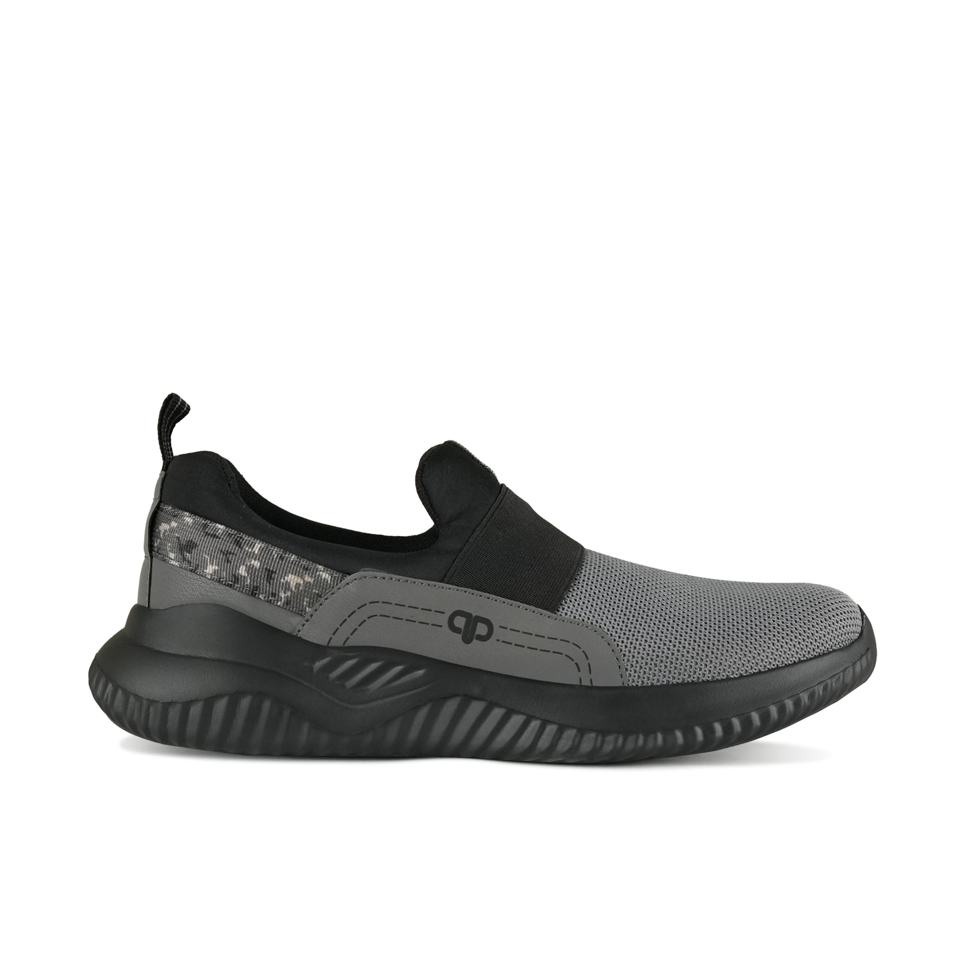 SwiftGrip Gray Slip-On Sneakers RS03