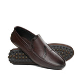 Modern Chestnut Brown Loafers LS93