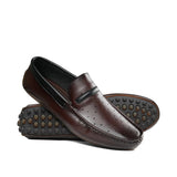 Stylish Perforated Loafers LS92