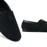 Minimalist Black Suede Shoes FA01