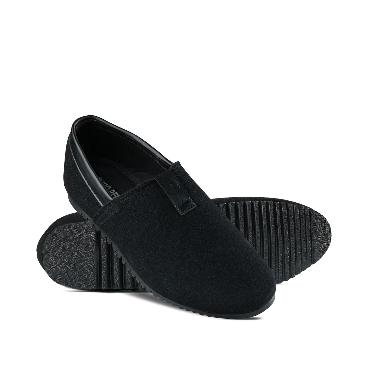 Minimalist Black Suede Shoes FA01