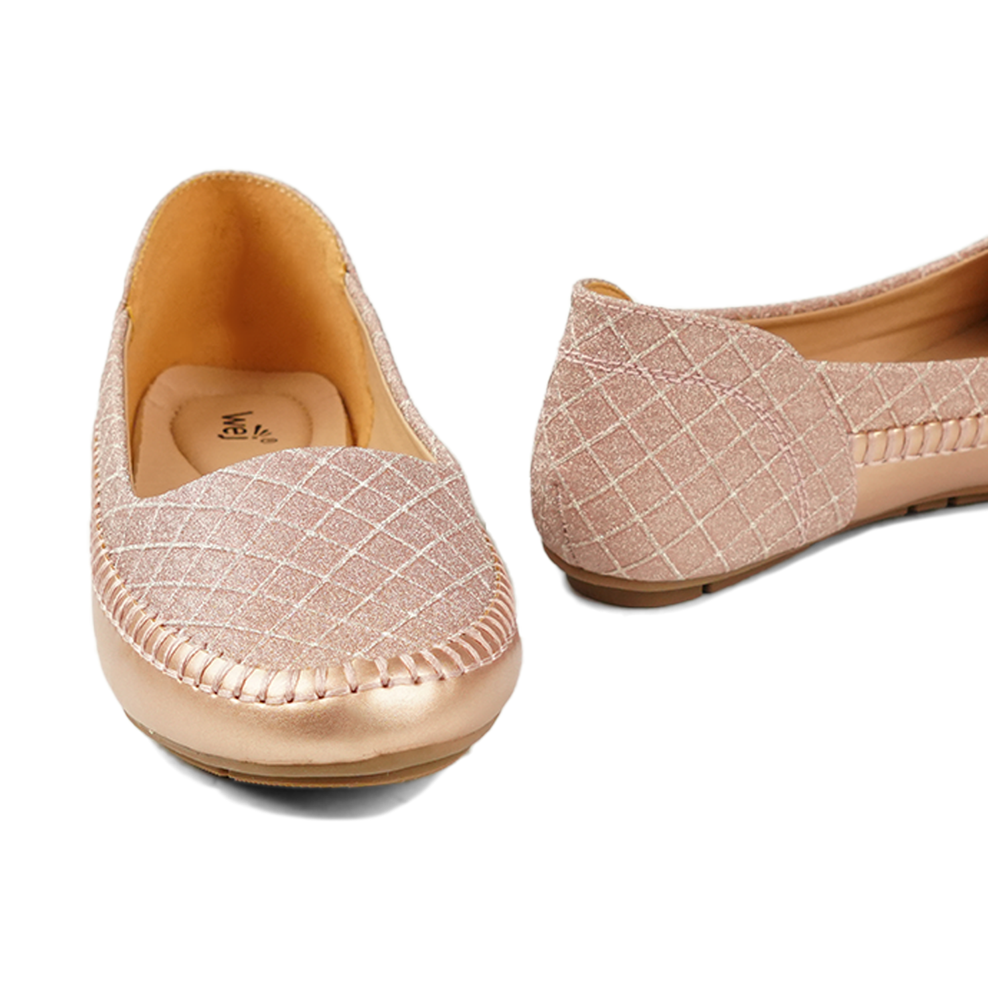 Rose Gold Shimmer Pumps WP06