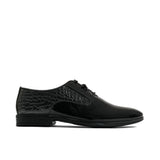 Black Patent Lace Shoe FJ08