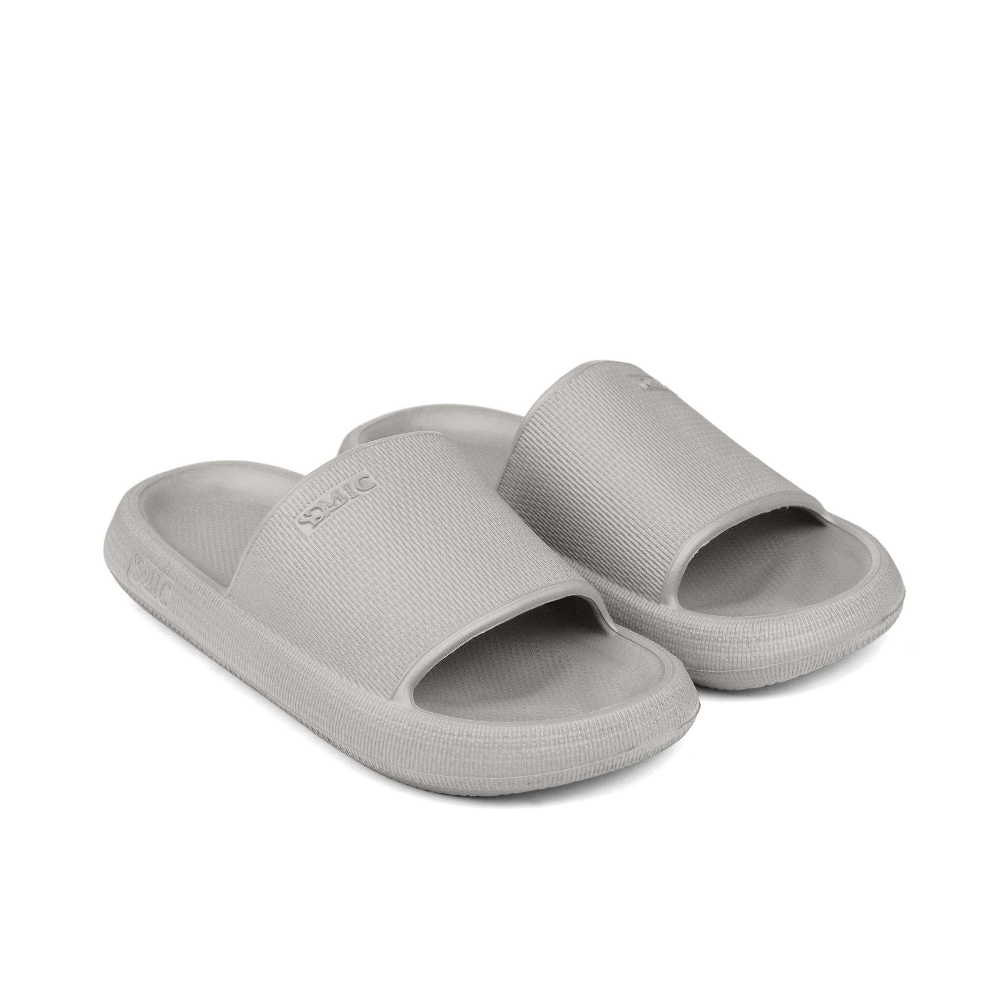 Men Pillow Slide Slipper Light Grey OMR-013