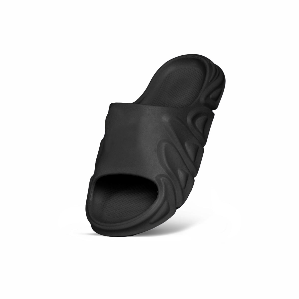 Men Pillow Slide Slipper Black OMR-004