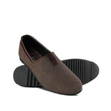 Brown Suede Slip-On Shoes FA03