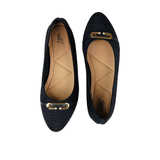 Navy Blue Pleated Pumps WP10