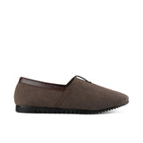 Brown Suede Slip-On Shoes FA03