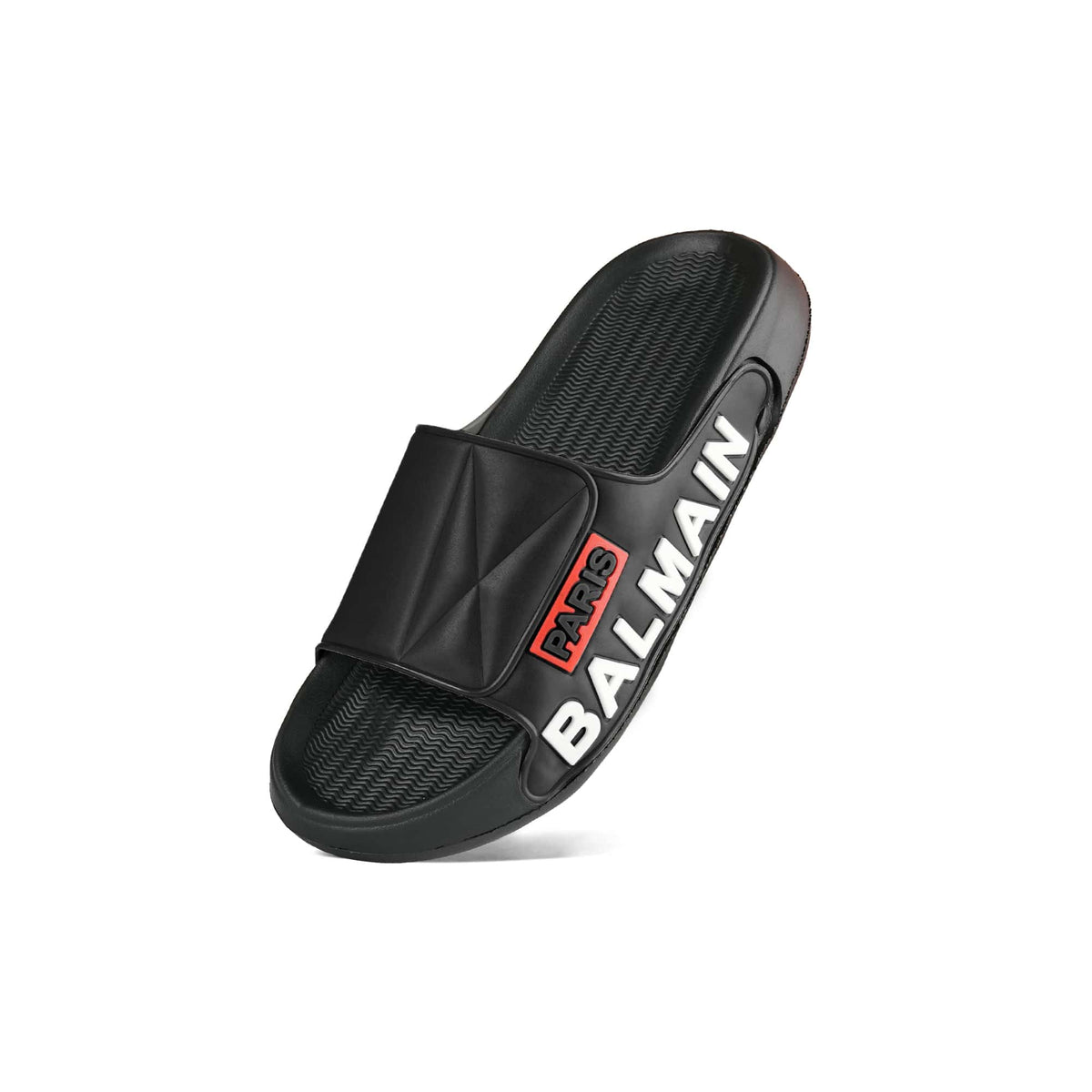 Black Balmain Paris Flip Flop FK15