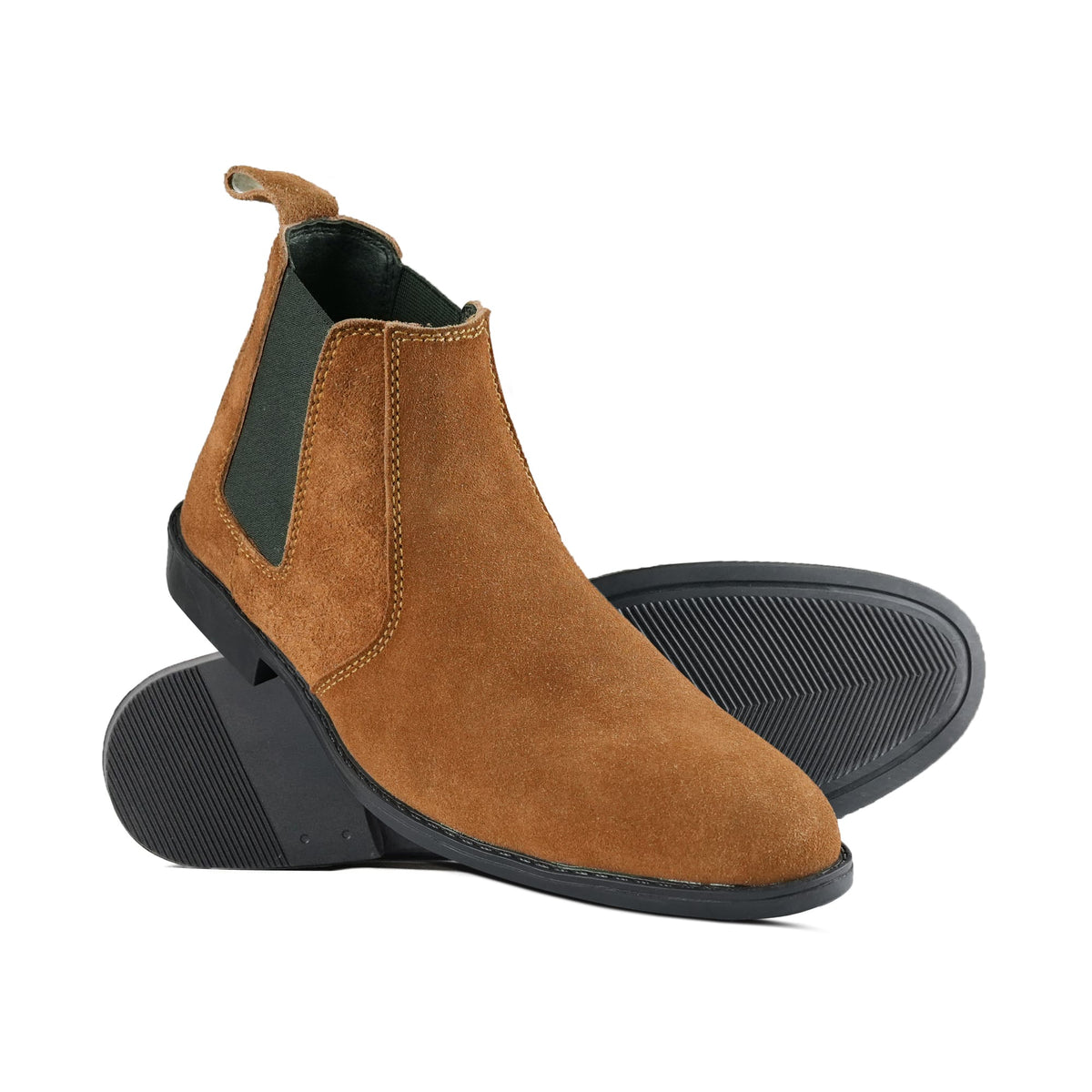 Premium Brown Suede Chelsea Boots PJ33