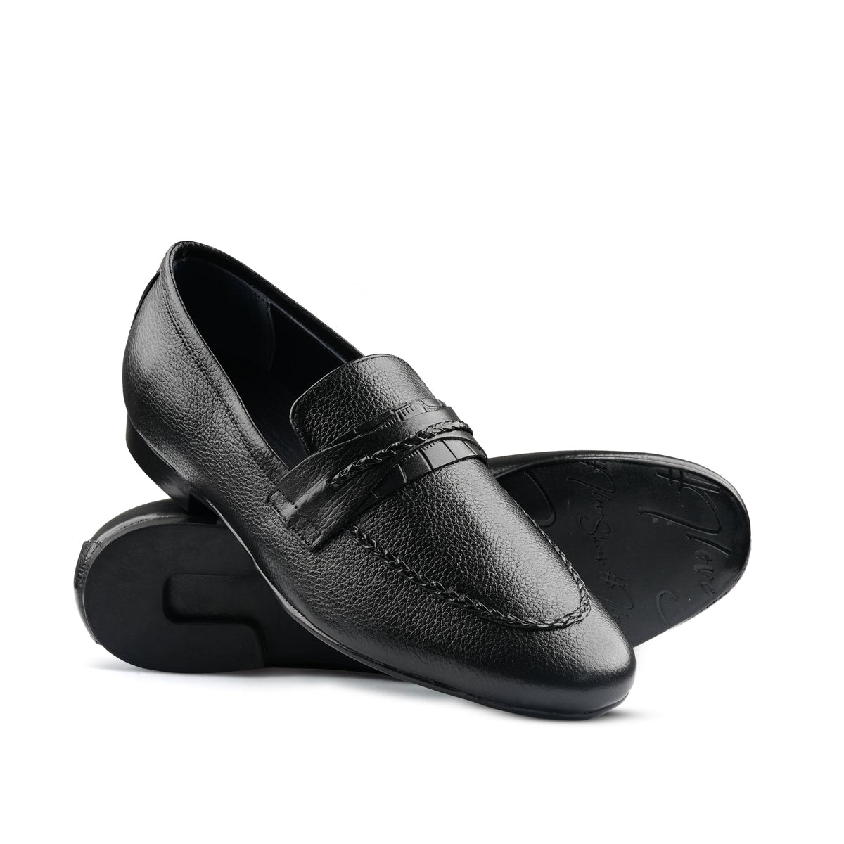 Black Leather Shoe PN01