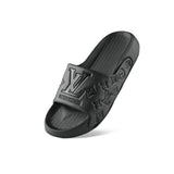 Iconic Black Louis Vuitton Monogram Flip Flop FK12