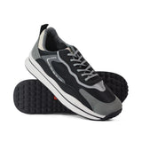 Men Premium Black & Grey Sneaker NSK-0049