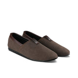 Brown Suede Slip-On Shoes FA03