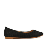 Black Woven Pumps WP03