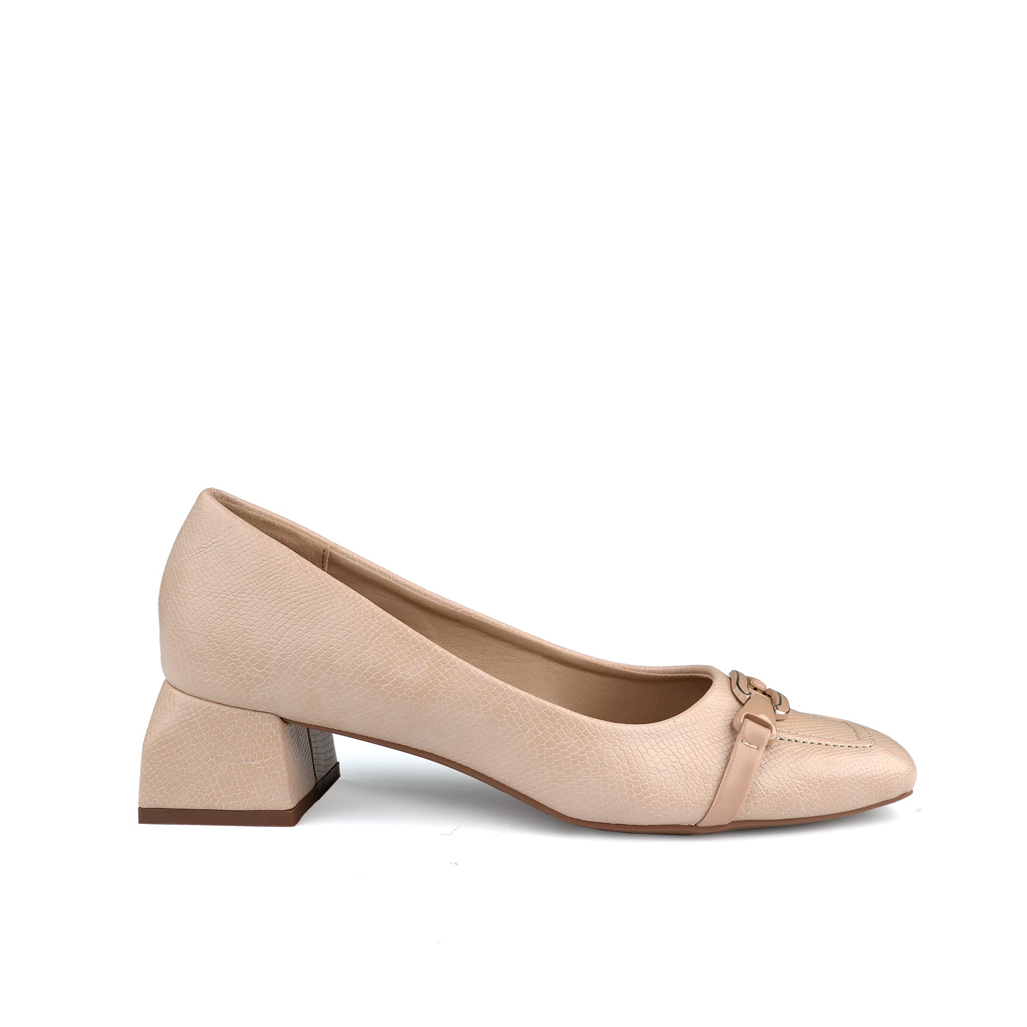 Nude Block Heels WH13