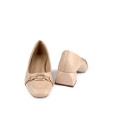 Nude Block Heels WH13