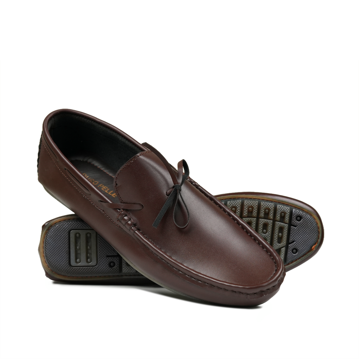 Brown Lace Loafer LA20