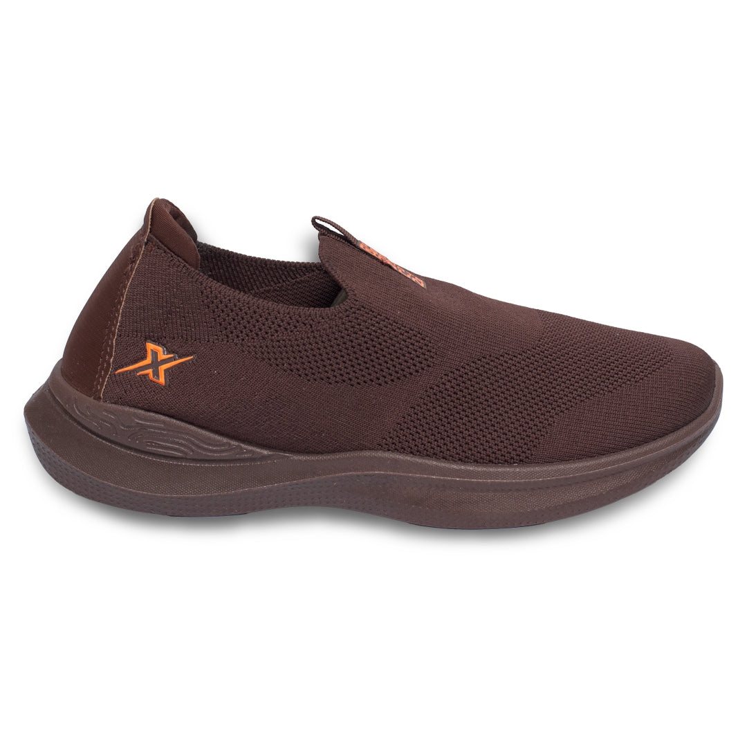 Brown Fly Knitted Running Sneakers NSK-007