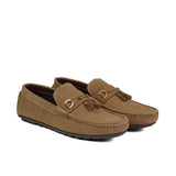 Tan Suede Tassel Loafer LS89