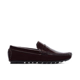 Elegant Brown Patent Loafer LS07