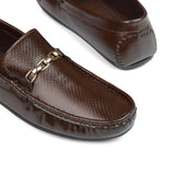 Dark Brown Patent Loafer LS41