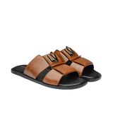 Brown LV Buckle Slipper SA44