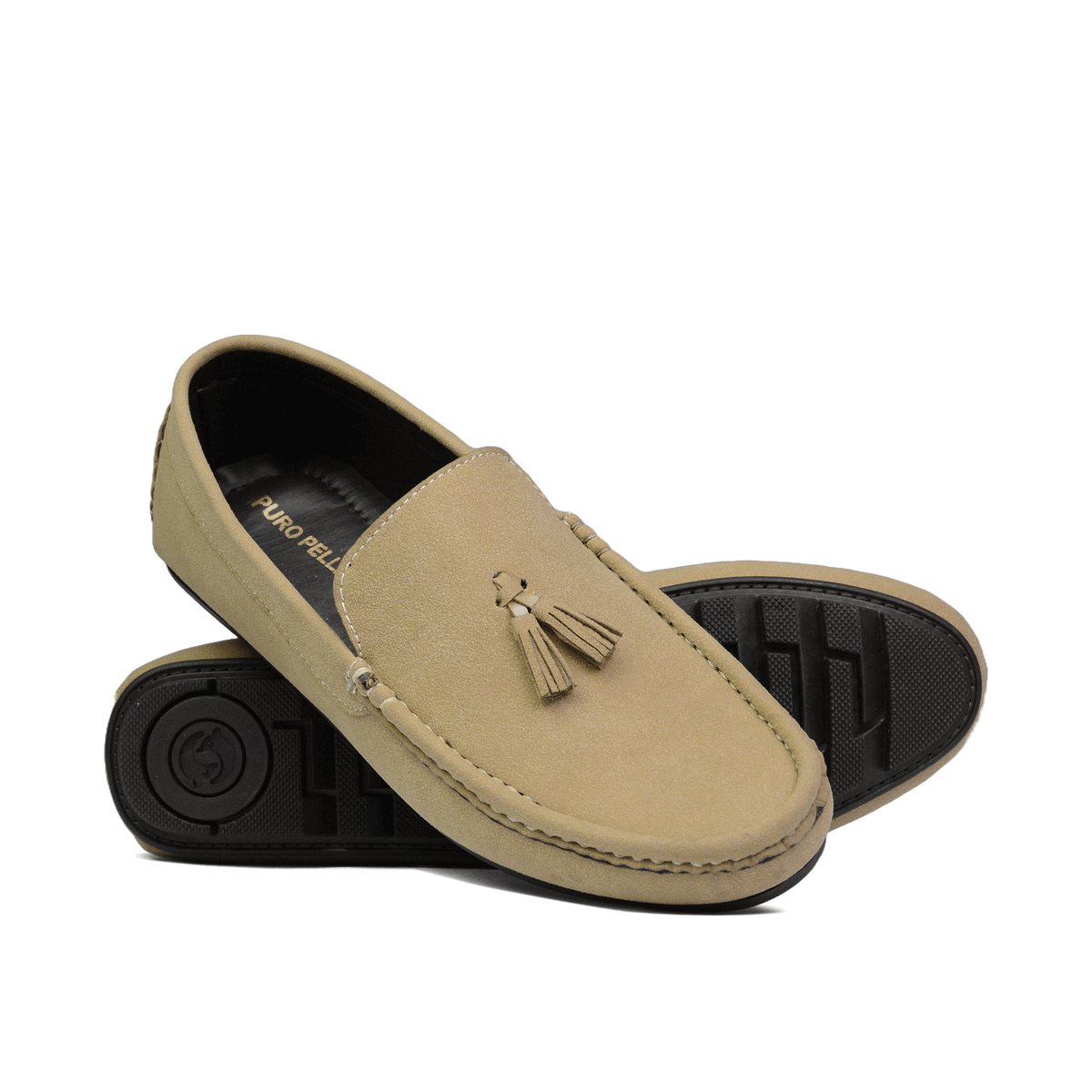 Sand Suede Tassel Loafer LS70