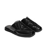 Black Patent Peshawari Mule SA10