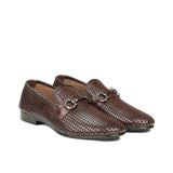 Brown Tan Buckle Shoe PA03