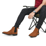 Premium Brown Suede Chelsea Boots PJ33