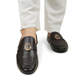 Billionaire Brown Leather Loafers PA27