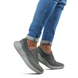 Heather Grey Slip-On Sneakers RS01