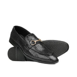 Black Alligator Shoe FJ09