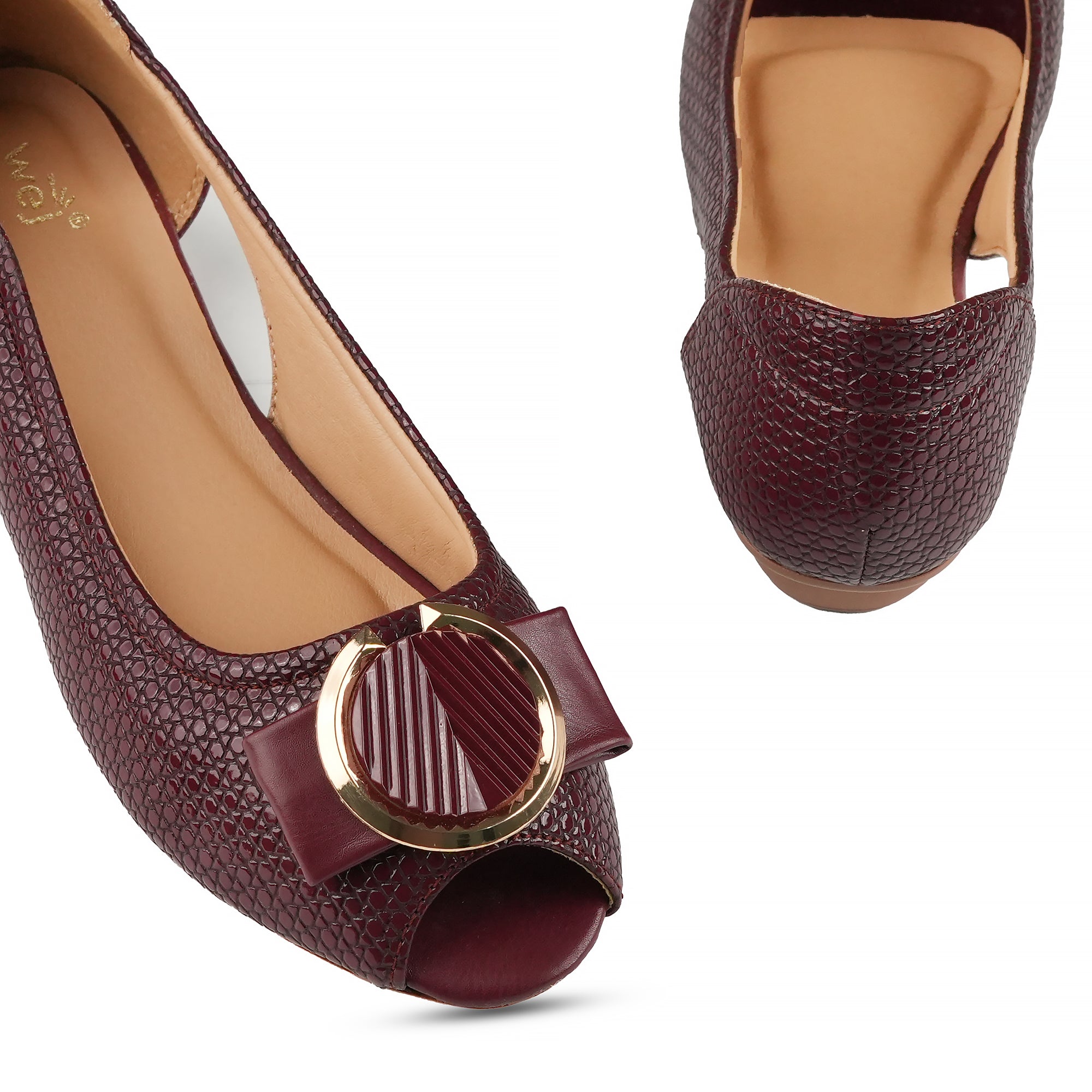 Burgundy Grace Pumps WP17