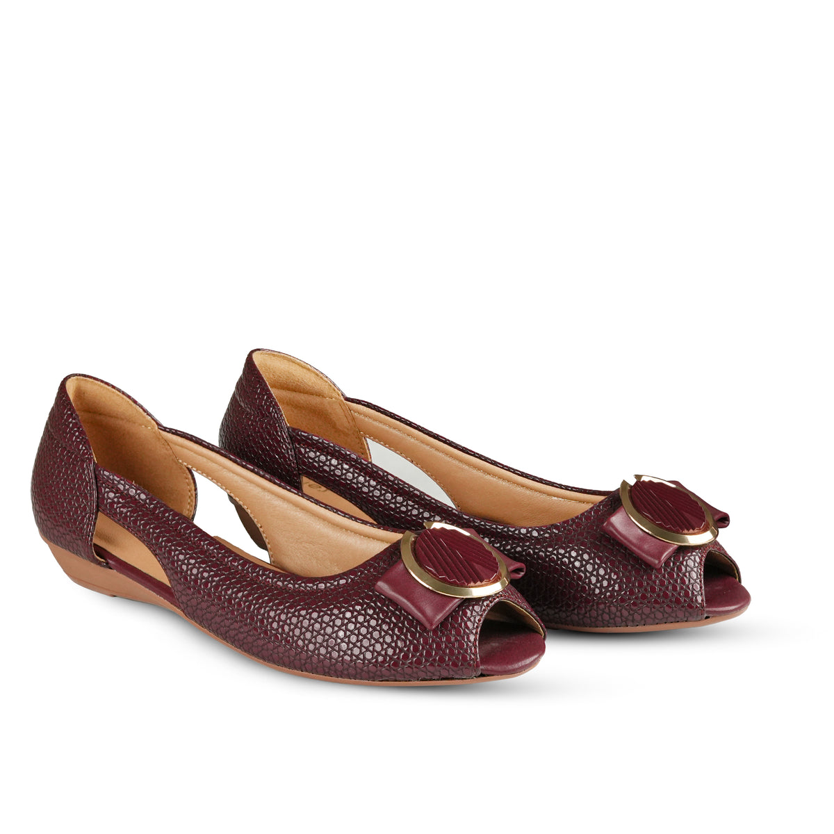 Burgundy Grace Pumps WP17