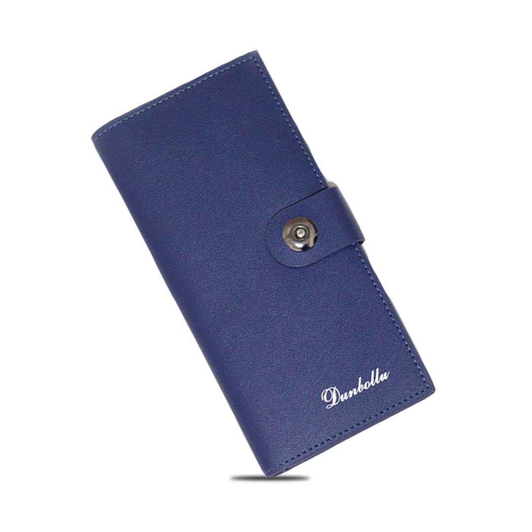 Medium Long Blue Wallet For Men